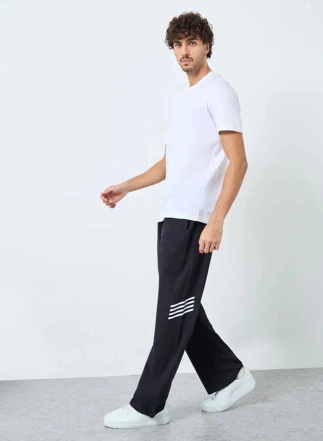 ستايلي جوغر مخطط بقصة واسعة